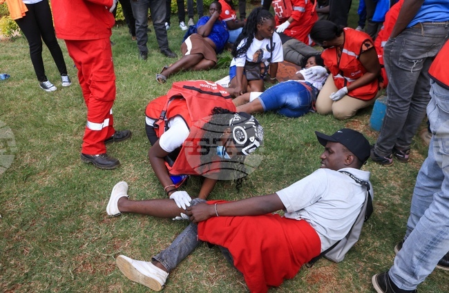 Стотици хора са ранени при блъсканица на възпоменателна служба на кенийски опозиционер Одинга