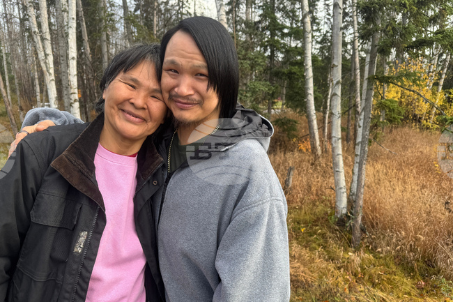 CORRECTION Extreme Weather Alaska Typhoon Aftermath