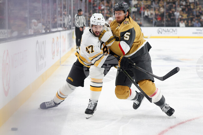 Bruins Golden Knights Hockey