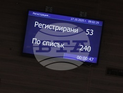 Народно събрание - липса на кворум