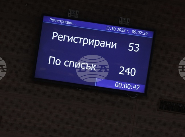 Народно събрание - липса на кворум