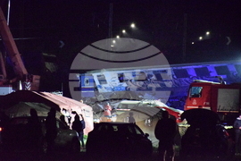 Гърция - Лариса - влакова катастрофа