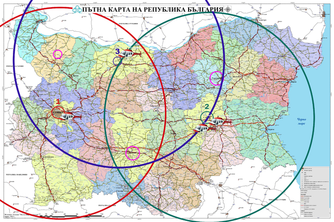 Четвъртата въздушна линейка пристигна в България