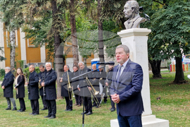 Перник - паметник на Георги Раковски - откриване
