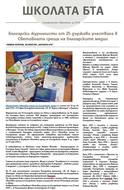 Брой 15, Юни 2025