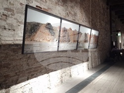 Павилионът на Турция на Венецианското архитектурно биенале 2025. Снимка: Ваня Сухарова/БТА