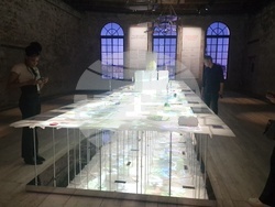 Павилионът на Турция на Венецианското архитектурно биенале 2025. Снимка: Ваня Сухарова/БТА