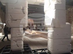 Павилионът на Турция на Венецианското архитектурно биенале 2025. Снимка: Ваня Сухарова/БТА