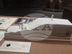 Павилионът на Турция на Венецианското архитектурно биенале 2025. Снимка: Ваня Сухарова/БТА