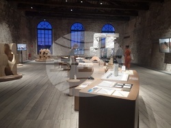 Павилионът на Турция на Венецианското архитектурно биенале 2025. Снимка: Ваня Сухарова/БТА