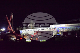 Гърция - Лариса - влакова катастрофа