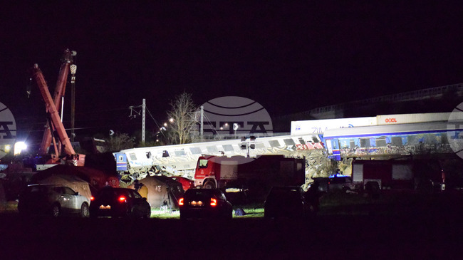 Започна делото за железопътната катастрофа в Гърция през 2023 г., отнела живота на 57 души