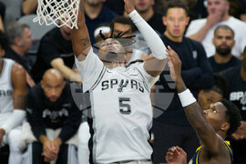 Pacers Spurs Basketball