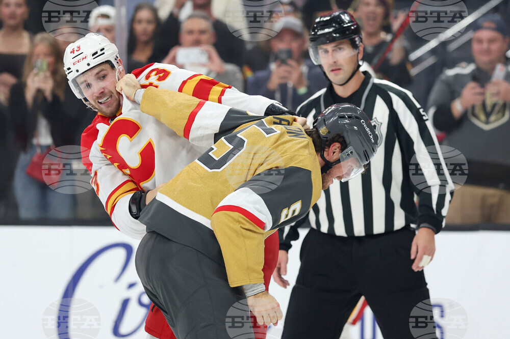 Flames Golden Knights Hockey