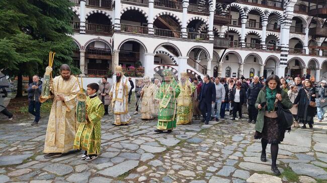 Рилски манастир - Отчовден - служба