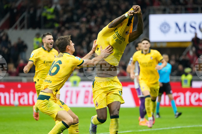 Матео Габиа спаси Рафаел Леао от глупав жълт картон