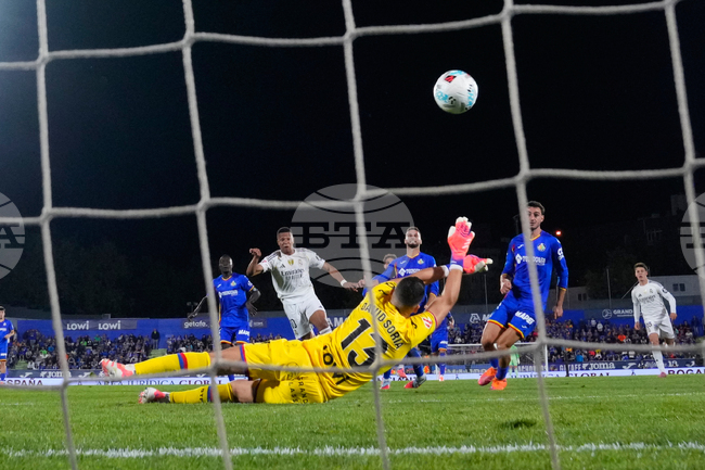 Килиан Мбапе вкара единствения гол срещу Хетафе и Реал Мадрид излезе начело в испанското първенство по футбол