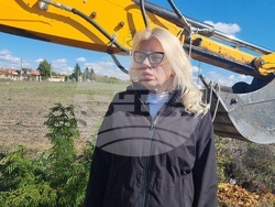 Село Росеново - пътен ремонт - първа копка