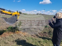 Село Росеново - пътен ремонт - първа копка