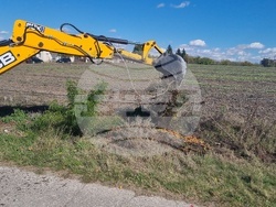 Село Росеново - пътен ремонт - първа копка