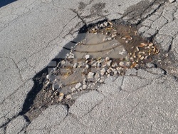 Село Росеново - пътен ремонт - първа копка