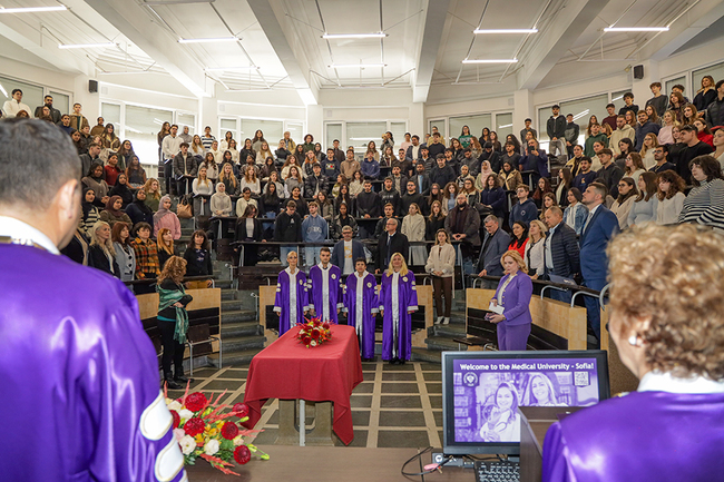 Започна академичната 2025/2026 година за чуждестранните студенти в Медицинския университет в София