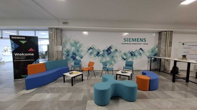 "Сименс България" осигури модерно пространство за студентите на Техническия университет във Варна