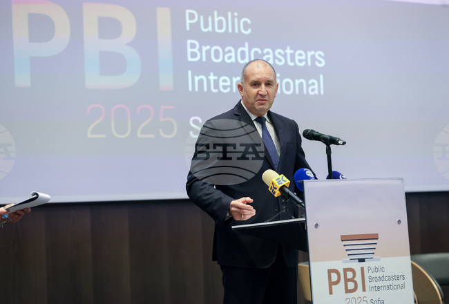 At International Broadcasters Conference, President Radev Highlights Central Role of Free Speech in Democratic Societies