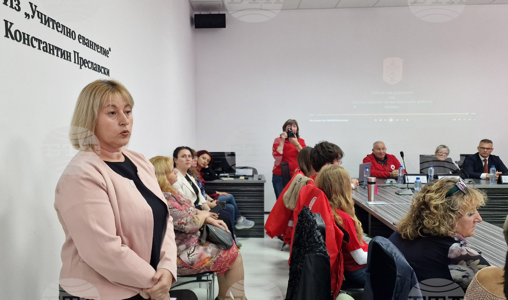 Шумен - представяне на филм - "Евакуация от сграда при криза с въоръжен"