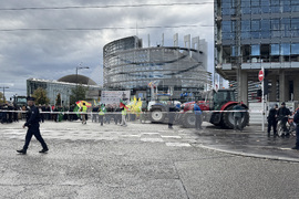Страсбург - фермери - протест