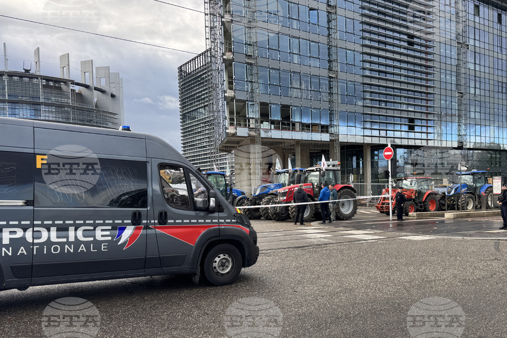Страсбург - фермери - протест
