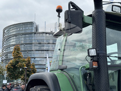 Страсбург - фермери - протест