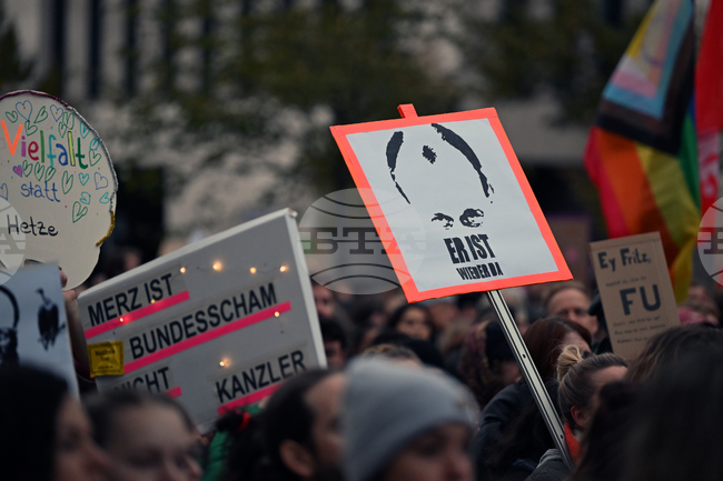 Germany Mertz Protest