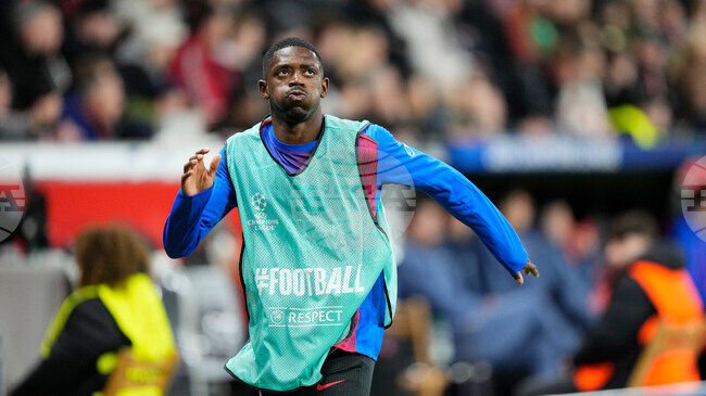 Усман Дембеле тренира с Пари Сен Жермен в навечерието на двубоя с Байерн Мюнхен в Шампионската лига