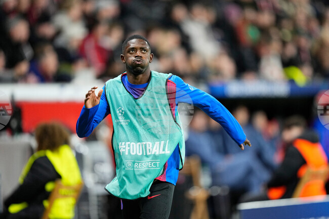 Усман Дембеле тренира с Пари Сен Жермен в навечерието на двубоя с Байерн Мюнхен в Шампионската лига