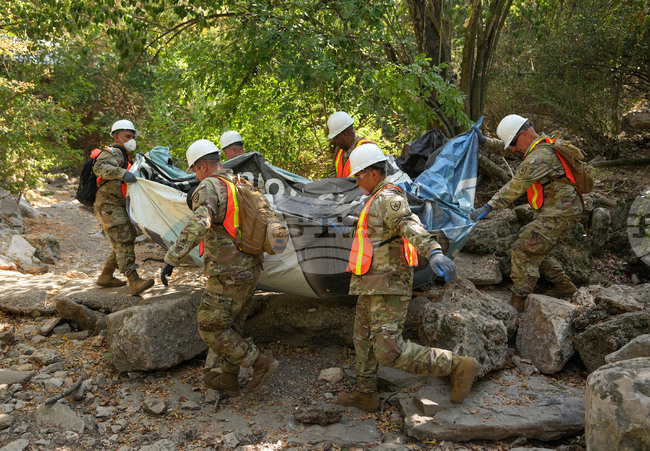 Homeless Camp Cleanup Texas