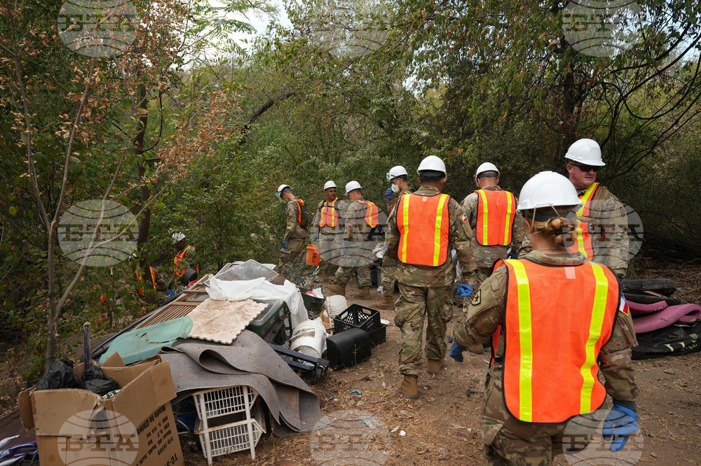 Homeless Camp Cleanup Texas