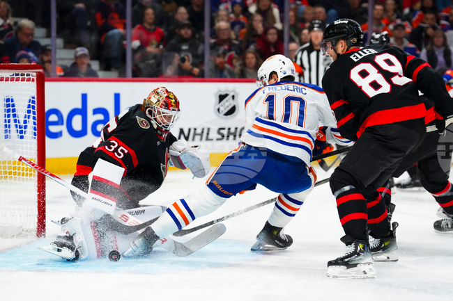Oilers Senators Hockey