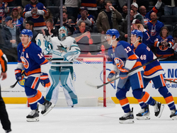 Sharks Islanders Hockey