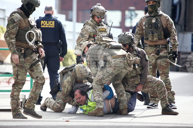Oregon Protester Detained