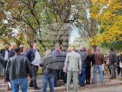 Село Труд - протест