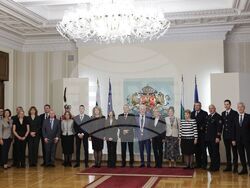 Президент - Инго-Ендрик Ланкау - орден „Мадарски конник“