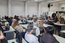 Шумен - Европейска седмица за безопасност и здраве при работа - Дирекция "Инспекция по труда" - среща със студенти