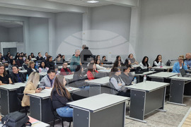 Шумен - Европейска седмица за безопасност и здраве при работа - Дирекция "Инспекция по труда" - среща със студенти