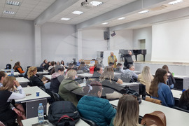 Шумен - Европейска седмица за безопасност и здраве при работа - Дирекция "Инспекция по труда" - среща със студенти