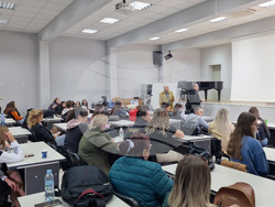 Шумен - Европейска седмица за безопасност и здраве при работа - Дирекция "Инспекция по труда" - среща със студенти