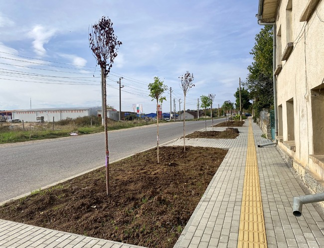 В Луковит са обновени тротоарните пространства по улица „Васил Левски”, част от републиканската пътна мрежа