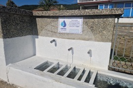 Село Вардун - възстановена чешма