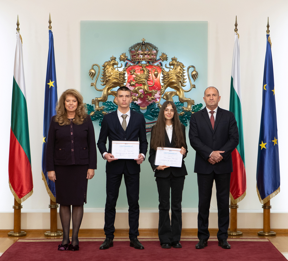 Румен Радев: Гласът на младите хора достига до президентската институция и е важно как те виждат проблемите и предизвикателствата пред България