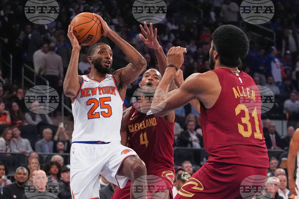 Cavaliers Knicks Basketball